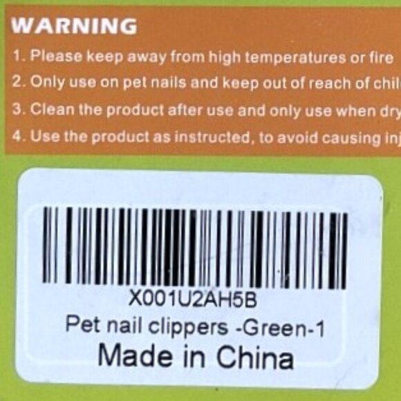 NAIL SCISSORS CLIPPERS, TRIMMER, SMALL PET - CATS, DOGS, RABBITS - Picture 9 of 9